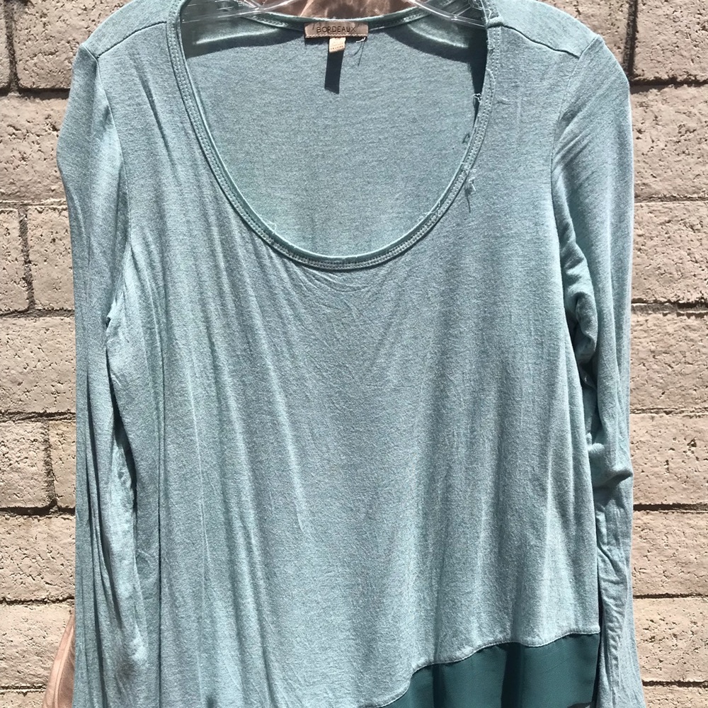Bordeaux long sleeve top
